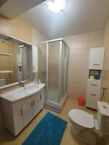 Koupelna v ubytování Apartment Kos