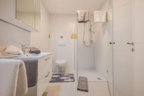 Kúpeľňa v ubytovaní Mandelbaum Ferienwohnung