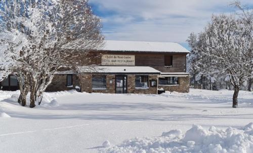 Chalet du Mont Lozère durante l'inverno