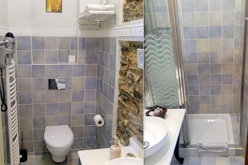 Koupelna v ubytování Archontiko Tsaknaki Manolia
