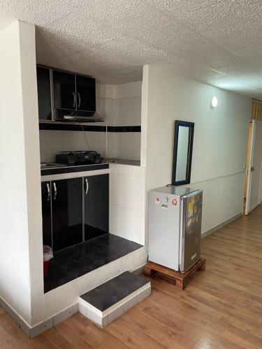 Kuchyň nebo kuchyňský kout v ubytování Apt est castellana cll 97