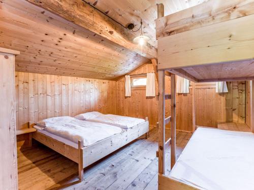 Katil atau katil-katil dalam bilik di Talsenalm Wald Habitat