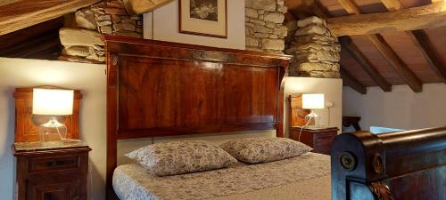 Cama o camas de una habitación en B&B la Forgia