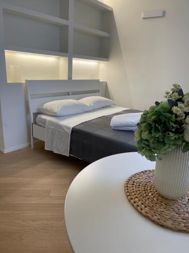 A bed or beds in a room at A casa di Beatrice