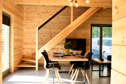 Χώρος καθιστικού στο Apartamenty Naturapart
