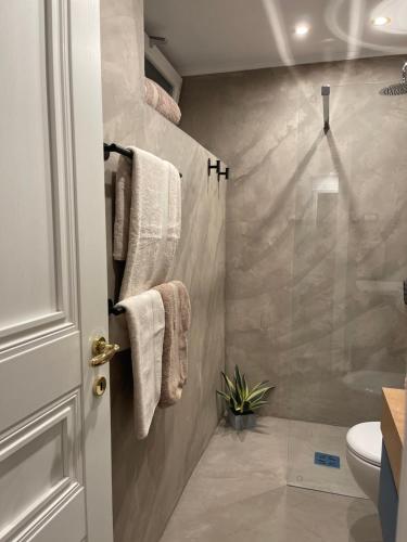 Kúpeľňa v ubytovaní Esclusiva casa golden sulla spiaggia