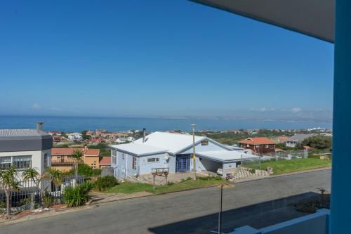 a view from the balcony of a house at Blue Star Villa in Tergniet