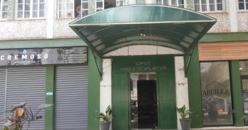 Η πρόσοψη ή η είσοδος του Apartamento Estúdio na Pitangueiras