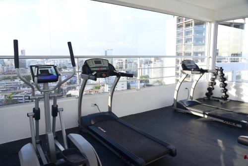 Pusat kecergasan dan/atau kemudahan kecergasan di N1401 Espectacular vista Downtown Santo Domingo RD