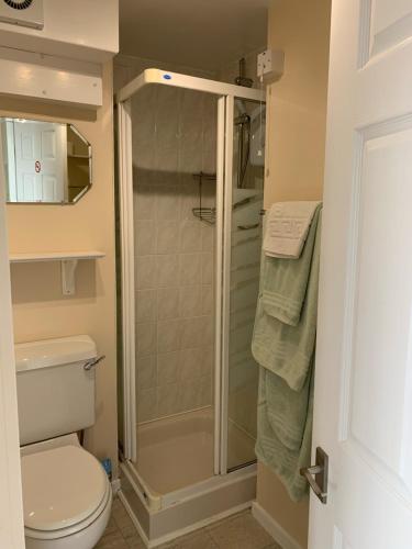 Ένα μπάνιο στο Letchworth Guest House