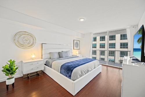 Ένα ή περισσότερα κρεβάτια σε δωμάτιο στο Amazing Condo with FREE PARKING in Brickell Miami