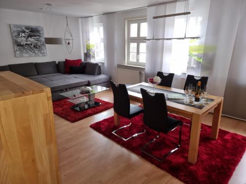 Posezení v ubytování Stadthaus Nr. 16