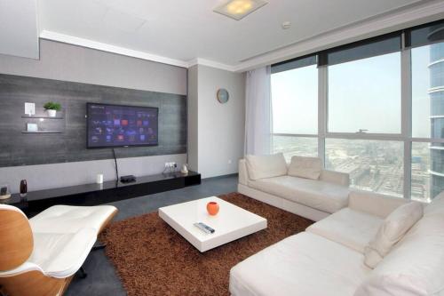 Posezení v ubytování New Arabian Al Bateen Jumeirah Beach Residence JBR