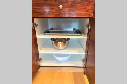 Spacious Duplexにあるキッチンまたは簡易キッチン