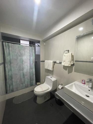 Koupelna v ubytování Casa De Luz Hotel