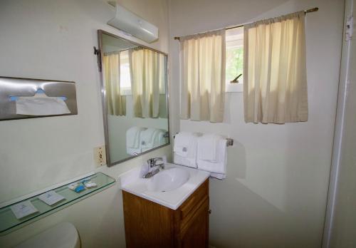 Koupelna v ubytování Oakdell Motel WATERFORD CT