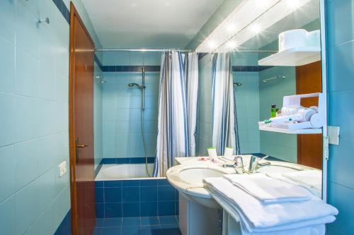 Koupelna v ubytování Agriturismo Cavendo Tutus