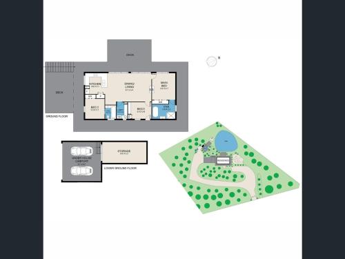 Půdorys ubytování Fig Tree Luxury Guest House