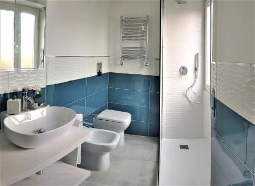 Phòng tắm tại Casa Giustiniano - Metro San Paolo