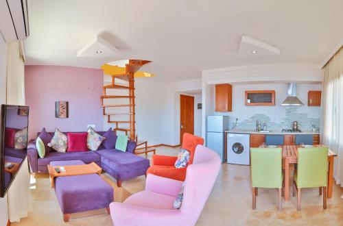 Posezení v ubytování Çınarlar Apart Hotel KAŞ