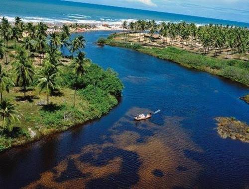 Landskap semula jadi dekat dengan rumah tamu ini