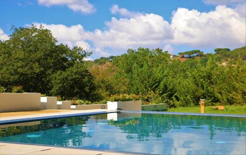 een zwembad in de achtertuin van een huis bij La Quercia e l'Asino in Piazza Armerina