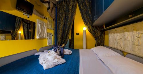 Postel nebo postele na pokoji v ubytování Hotel Motel Residence S