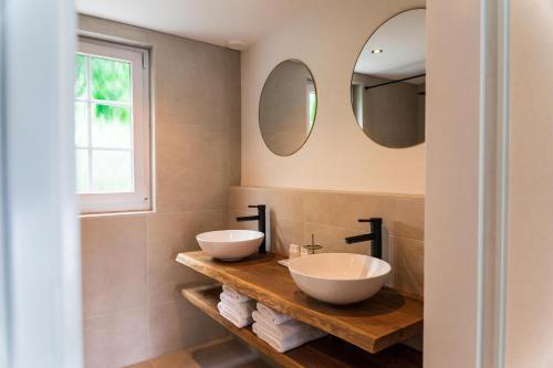 Koupelna v ubytování Bed en Wellness Groenrust Ermelo