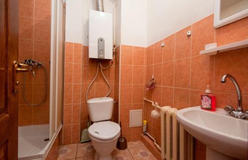 Koupelna v ubytování Apart-Hotel Parasolka