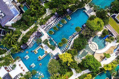 Bazén v ubytování Sofitel Bali Nusa Dua Beach Resort nebo v jeho okolí
