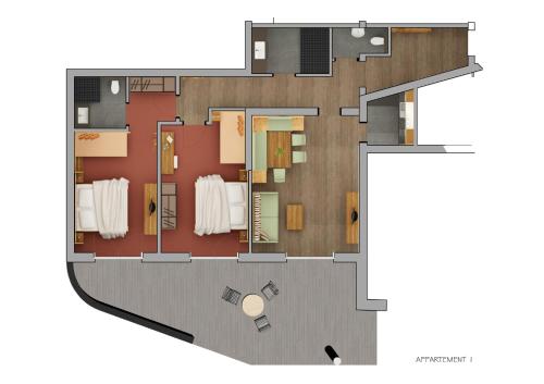 Plano de Haus Sonnenterrasse