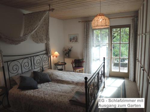 Ένα ή περισσότερα κρεβάτια σε δωμάτιο στο Ferienhaus Graziadei