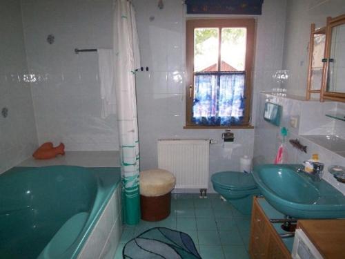 Ένα μπάνιο στο Ferienhaus Graziadei