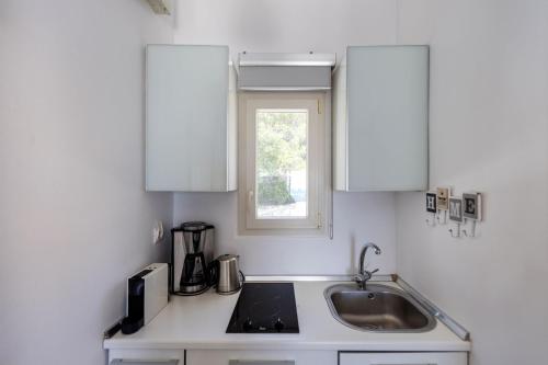 Η κουζίνα ή μικρή κουζίνα στο Paros Butterfly Villas