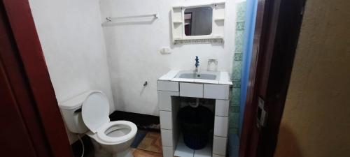Vonios kambarys apgyvendinimo įstaigoje Hospedaje Tropical Dreams