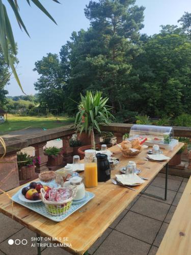 Jídlo v penzionu nebo okolí