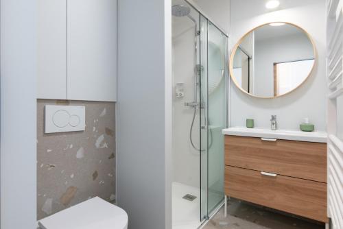 Koupelna v ubytování Apparts Seasons - Saint Étienne - La Terrasse