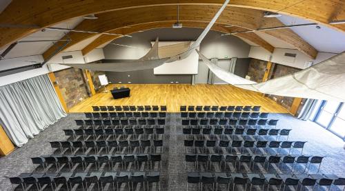 an overhead view of an auditorium of a theatre at Hotel Marina Club in Olsztyn