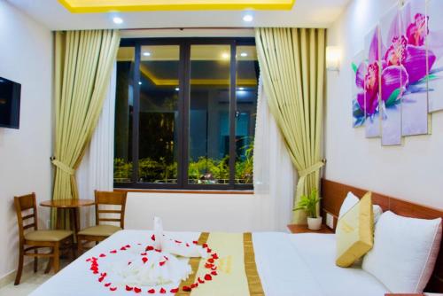 Posezení v ubytování Phuc Con Son Hotel