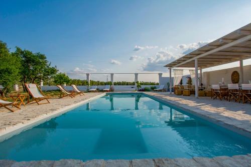 Bazén v ubytování Masseria Villa Gioia nebo v jeho okolí