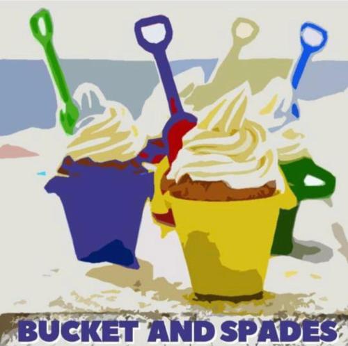 two cupcakes with whipped cream on them at Blackpool caravans Marton mere in Blackpool