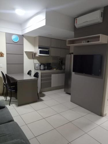 Kuchyň nebo kuchyňský kout v ubytování Quartier das águas