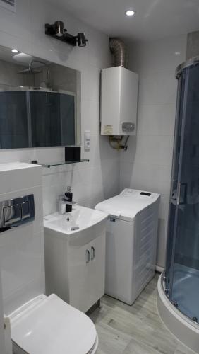 Kúpeľňa v ubytovaní Apartament Jakubek