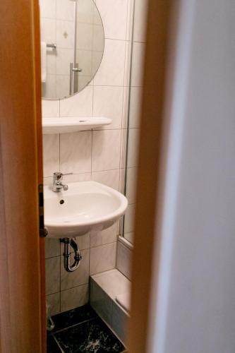 Koupelna v ubytování Hotel Vogtareuther-Hof