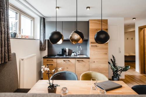 Dapur atau dapur kecil di Cabin8 Alpine Flair Apartments