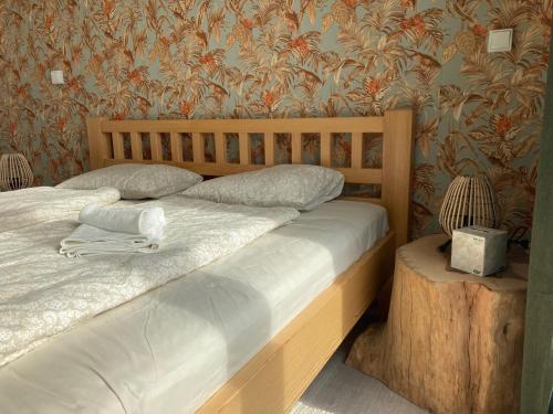 Postel nebo postele na pokoji v ubytování Apartmán Terasa