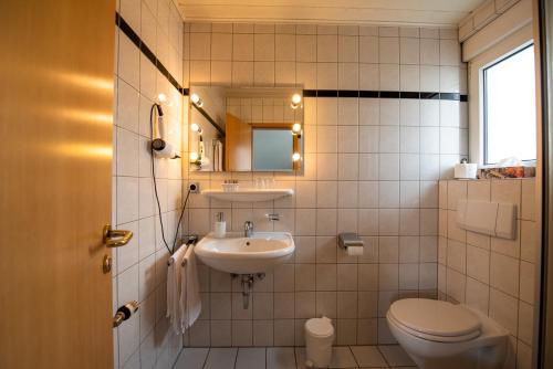 Et badeværelse på Hotel Schatulle
