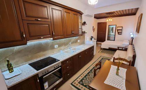 Kuchyň nebo kuchyňský kout v ubytování Master Hotel