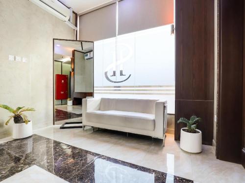 Kuchyň nebo kuchyňský kout v ubytování SH Hotel