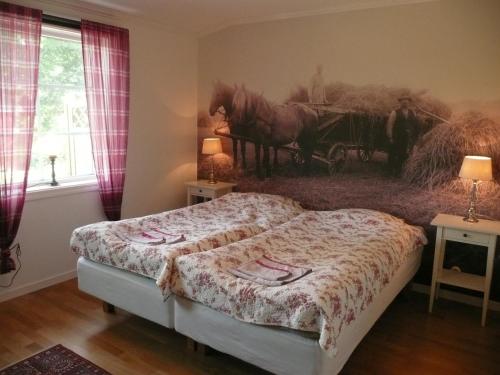 Postel nebo postele na pokoji v ubytování Kullens Bed and Breakfast